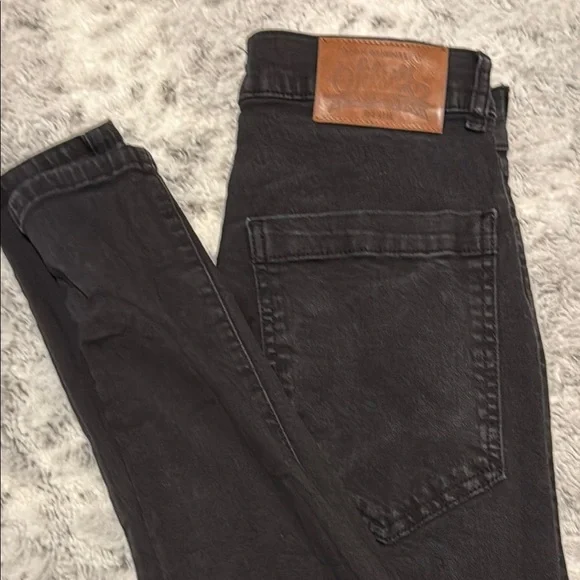 Siksilk Men’s Black Distressed Skinny Jeans size M - Picture 4 of 8